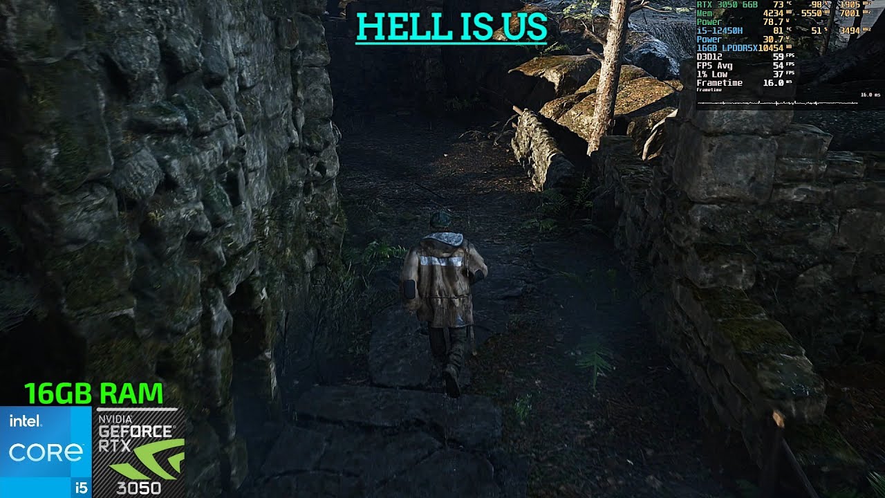Hell is Us (Demo) Gameplay - i5-12450H, RTX 3050 6GB, 16GB RAM!