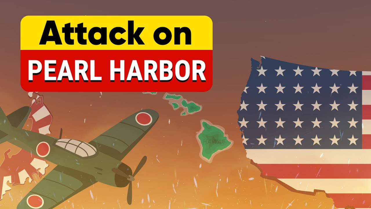 US vs Japan: Pearl Harbor Attack - Maps and Timelines in World War 2