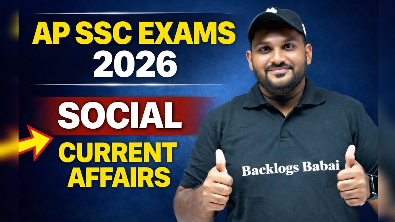 Ap 10th class SOCIAL // Current Affairs // 2026 // @backlogsbabai1797 
