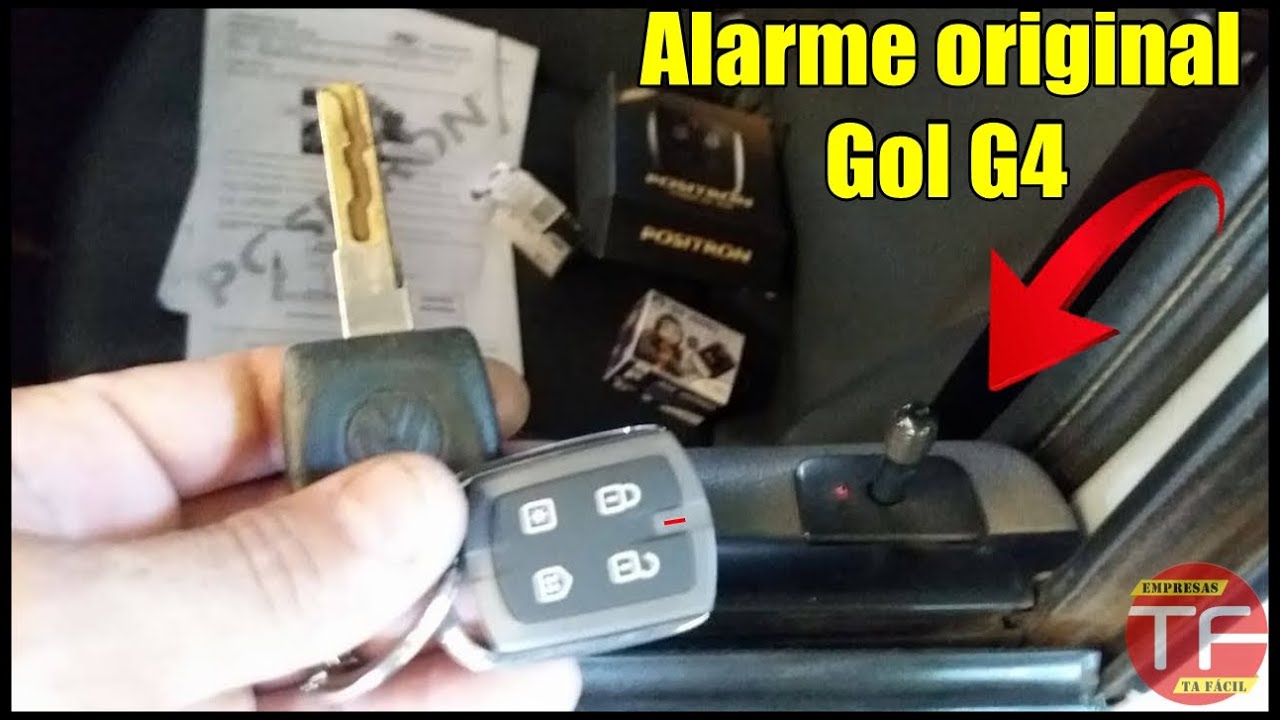 Substituindo alarme original VW G4 e módulo de vidro subindo e descendo via alarme