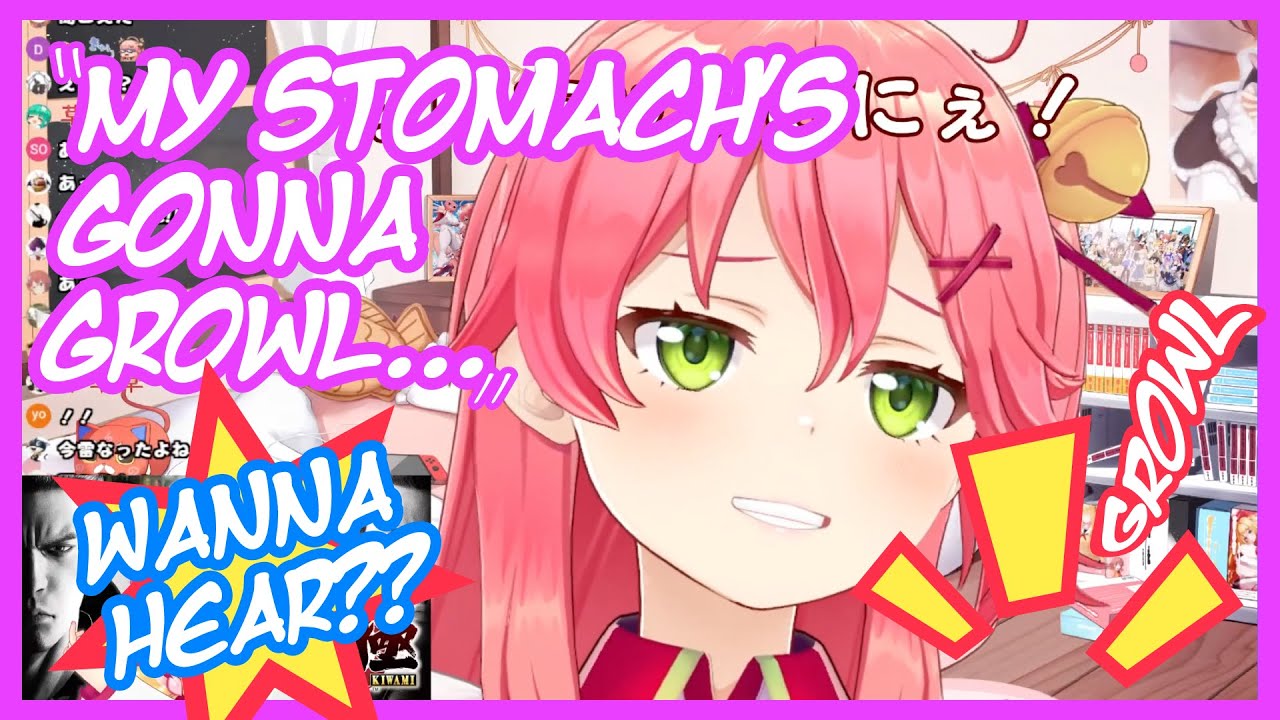 Miko Lets us Listen to her Stomach Growls (ASMR) [ENG]