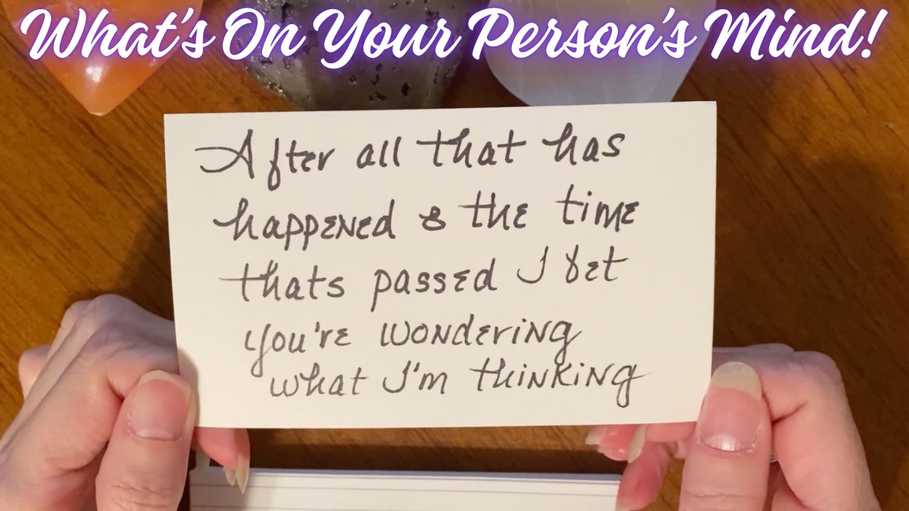 MESSAGES FROM YOUR PERSON (WHAT YOU NEED TO KNOW RIGHT NOW!) &hearts;️