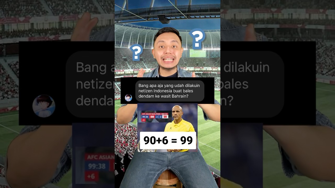 Indonesian netizens seek revenge on Bahraini referee? #shorts