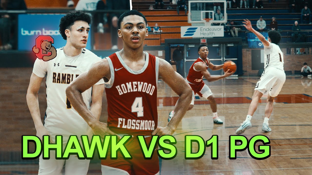 Darrius Hawkins Jr. WAS COOKING IN H2H MATCHUP VS IVY LEAGUE COMMIT TREY WILLIAMS👀 #9 HF Vs Loyola