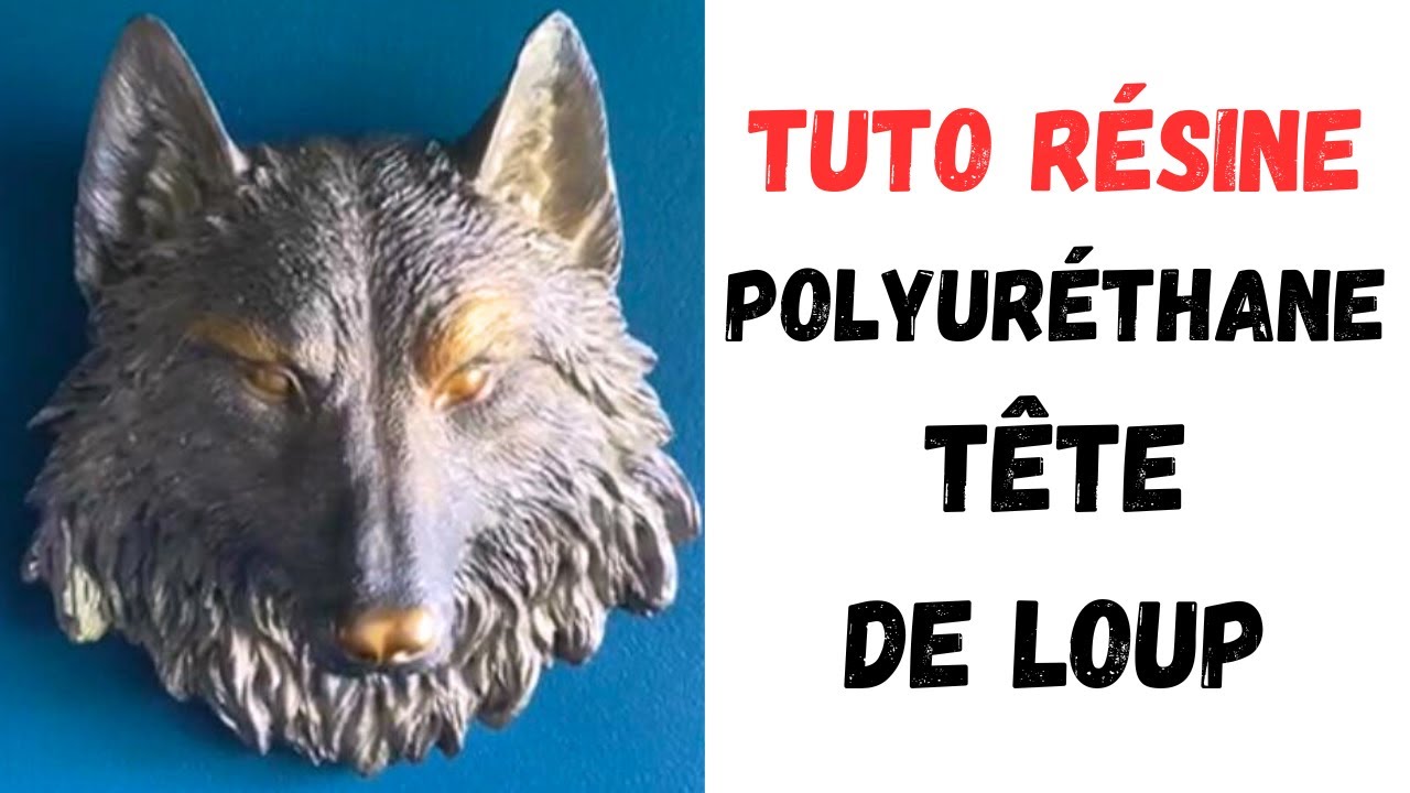 COMMENT FAIRE UNE TETE DE LOUP EN RESINE EN 10 MINUTES AVEC POLYFORM RESINPRO