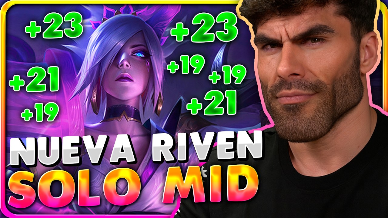 😱¡ABANDONO RIVEN TOP!  RANKED 500 LPS MASTER si RIVEN MID FUNCIONA y SUBO A CHALLENGER