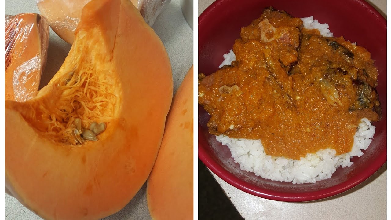 Liberian Fried pumpkin soup