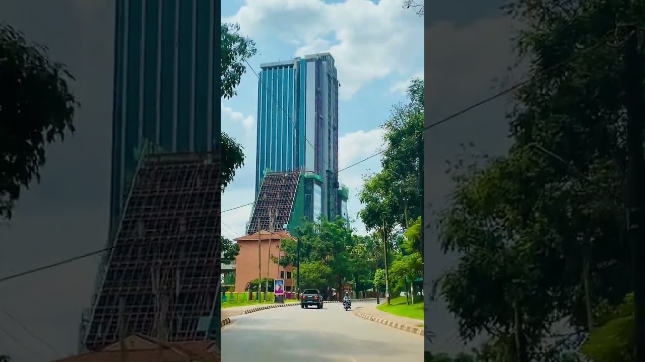 NSSF Pension Tower, Kampala Street -Uganda #travel #shorts