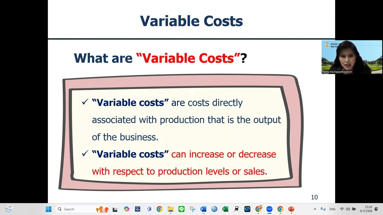 9.2 Business Cost Structure