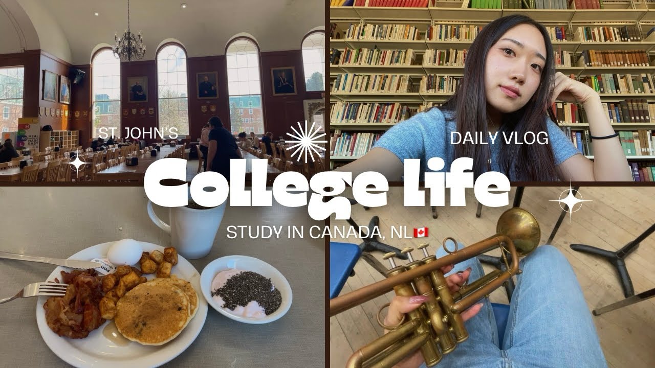 【留学VLOG🇨🇦】これがリアルな留学生活！勉強もクラブも友達も全力で楽しむ1日 🎺