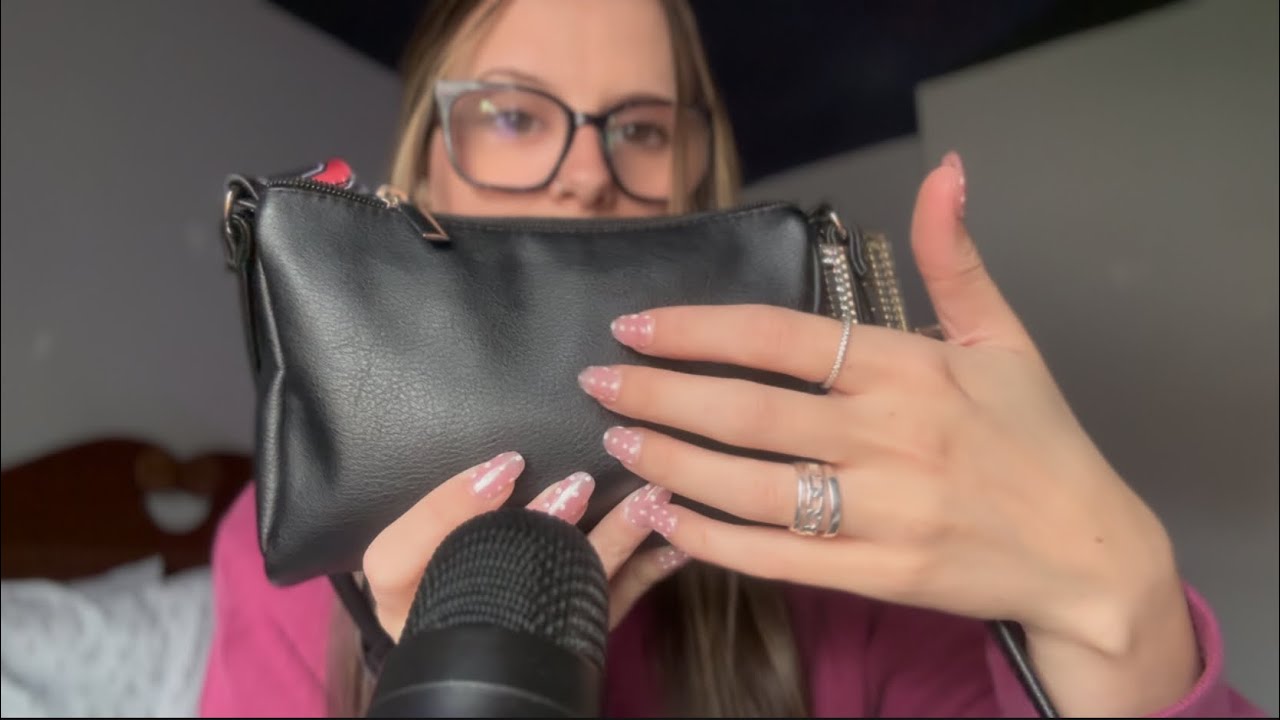 ASMR | What’s in My Purse 👜 Whispering • Gentle Tapping & Relaxation