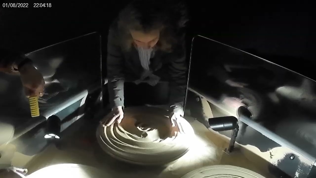 Playing with sand at WetheCurious