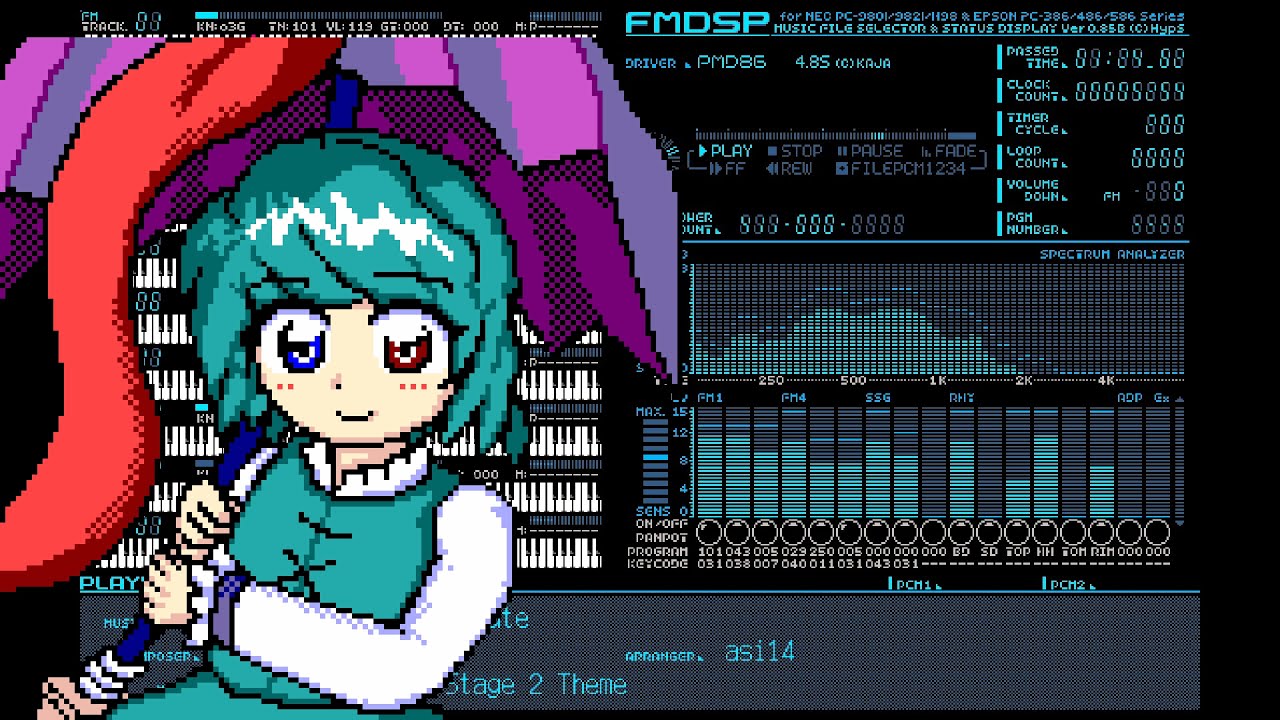 [PC-98 Remix] The Sealed Cloud Route (Touhou 12)