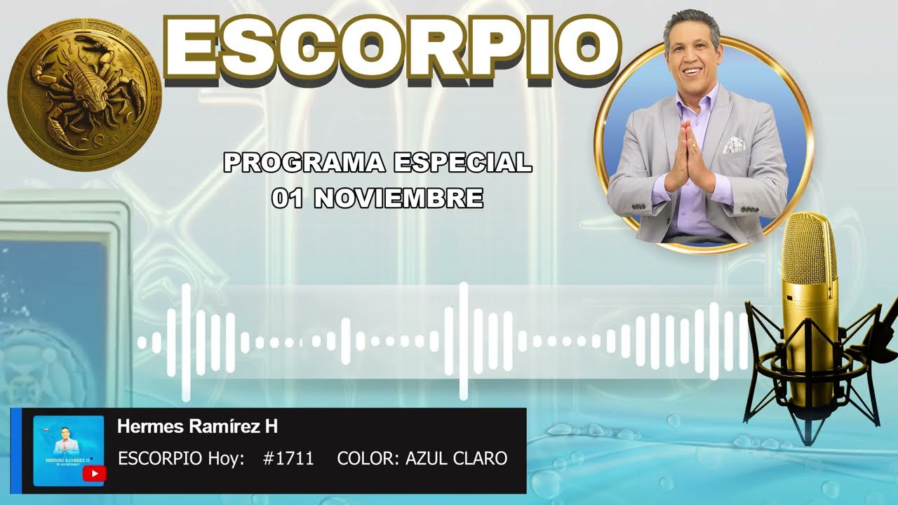 ESCORPIO Hoy: Esto es una ENSEÑANZA de la VIDA. Aunque DUELA ESCUCHAR, es NECESARIO.