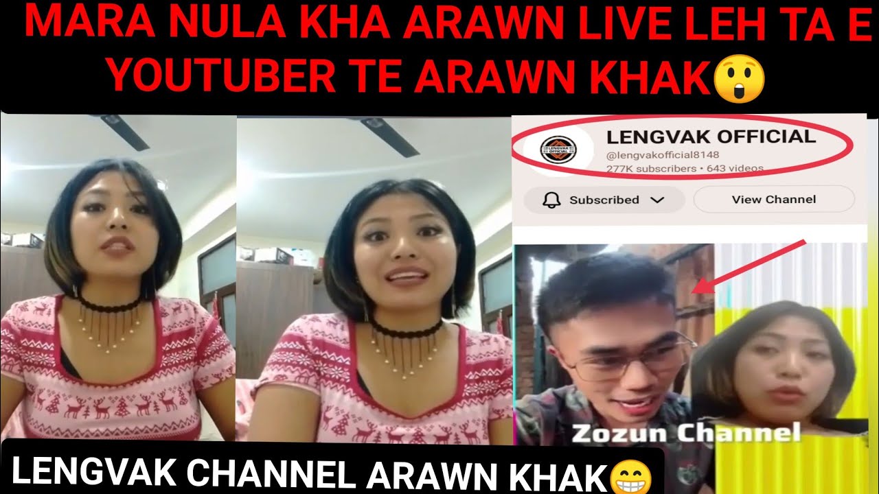 Awmi k arawn live leh ta e😁Lengvak channel leh zozûn channel neitu arawn khak😁Achhan kahre velo nia🤭