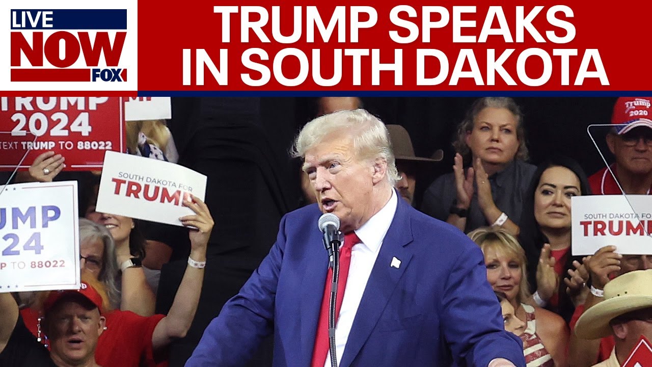 Trump speaks in South Dakota, receives endorsement from Gov. Kristi Noem | LiveNOW from FOX