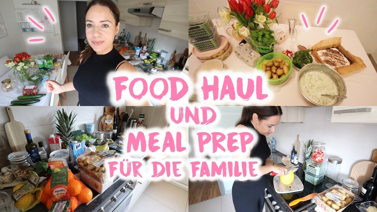Ernährungsumstellung💪🏼😳• Meal Prep für die Familie & XXL Food Haul🥦 / Wocheneinkauf •Maria Castielle