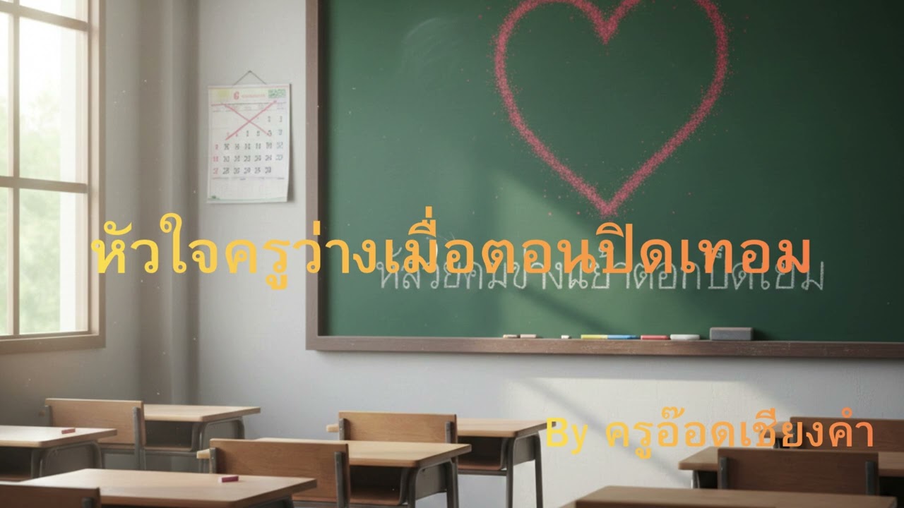 หัวใจครูว่างเมื่ิอตอนปิดเทอม