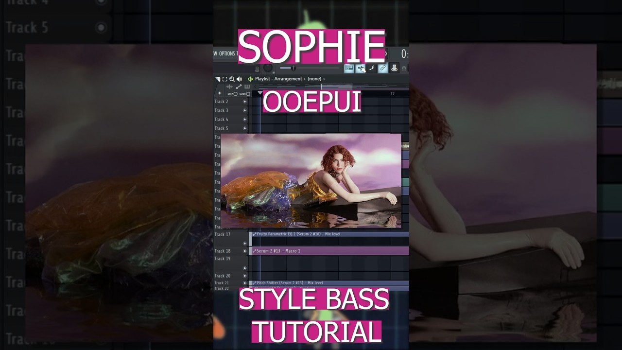 Distorted and wet bass like Sophie tutorial! #serum2  #ooepui  #flstudio #hyperpop