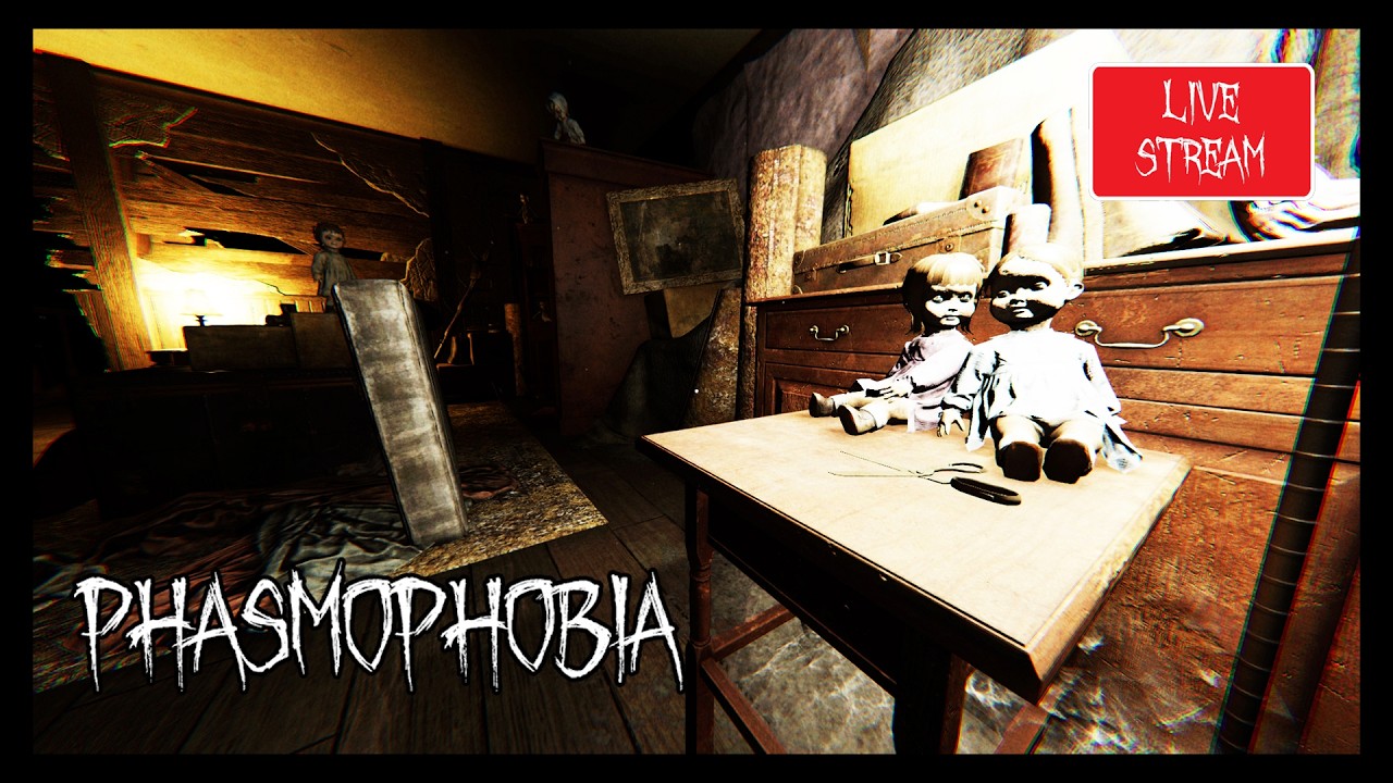 🔴 CEL: Odzyskać formę & wbić level, bo bieda... 👻 |  PHASMOPHOBIA
