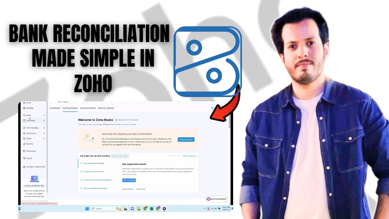 How to Reconcile Bank Accounts in Zoho Books | Step-by-Step Bank Reconciliation Guide