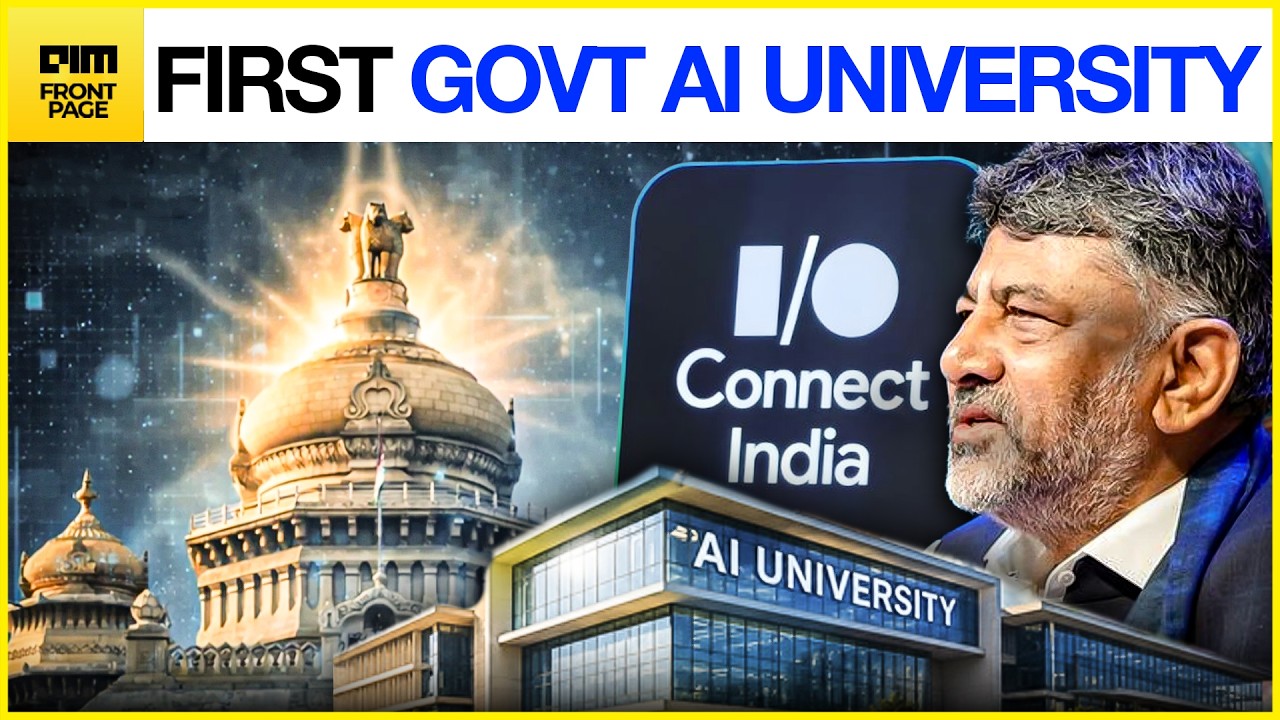 CONFIRMED: Karnataka to Build India's First Government AI University in Bengaluru