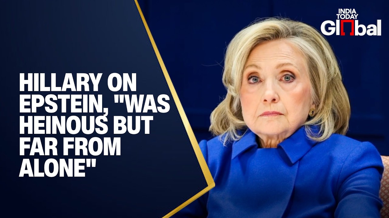 LIVE: Hillary Clinton Addresses Epstein Scandal and Systemic Abuse