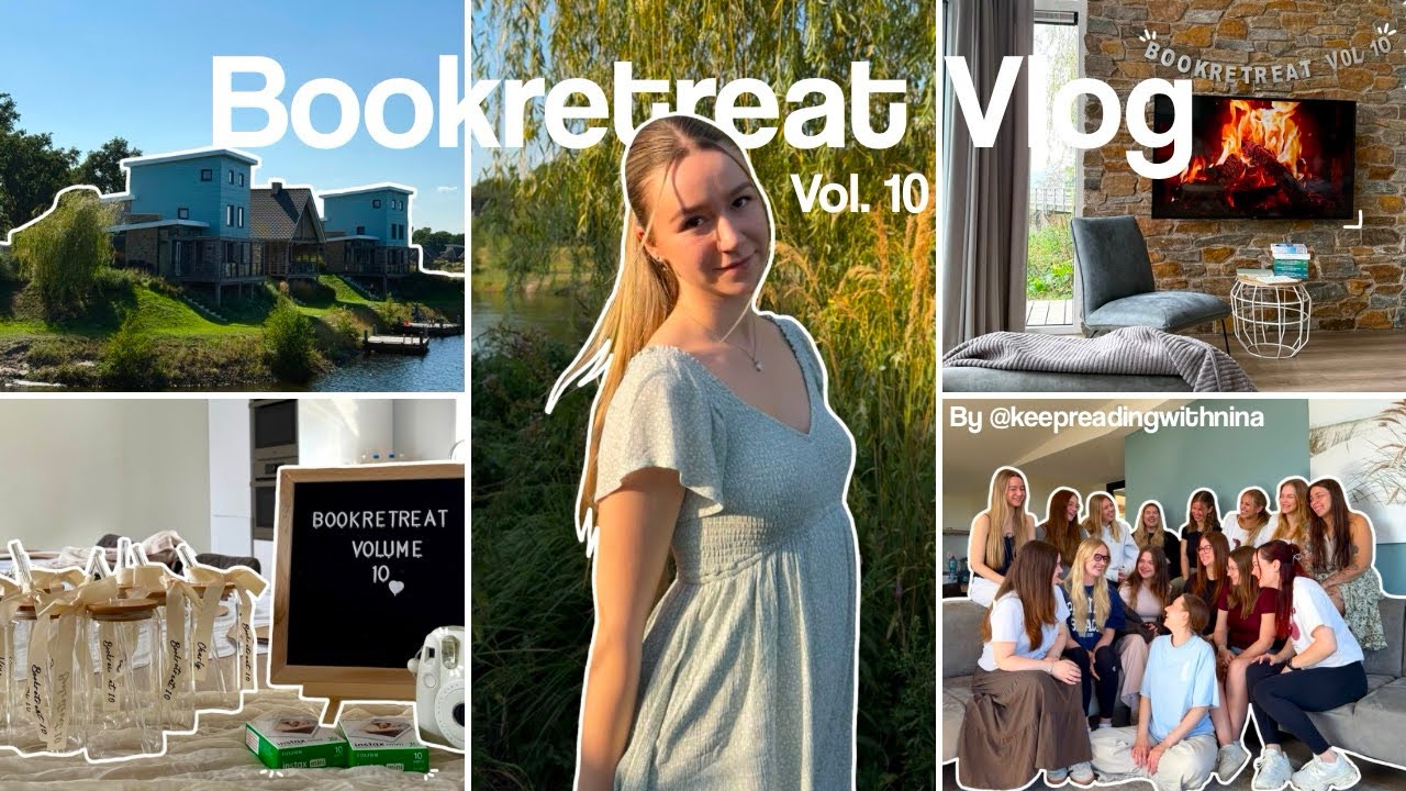 Bookretreat Vlog 📖👩🏼‍🤝‍👩🏻✨ ein Wochenende, 15 Girls & ganz viele Bücher