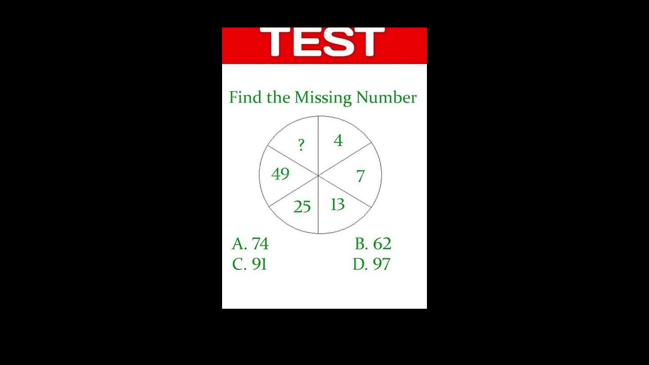 90% People Failed 😱 | Find the Missing Number 🔥 #Shorts Live