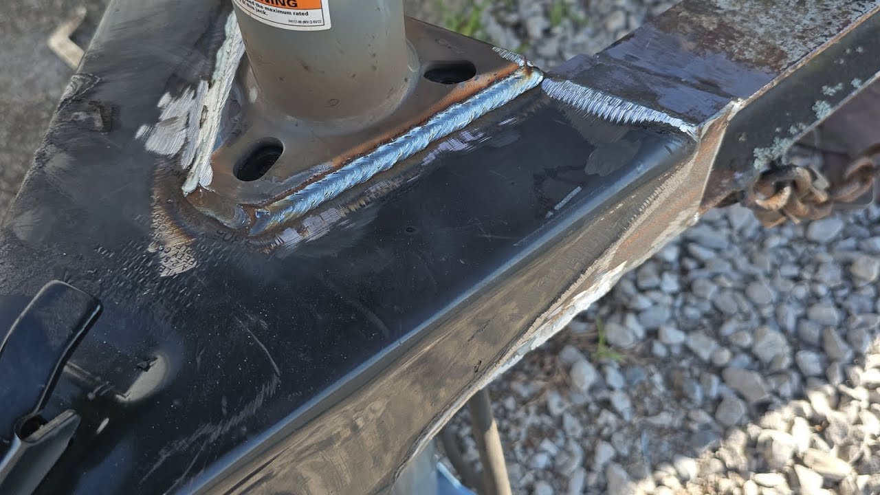 #diy trailer tongue replacement #welding