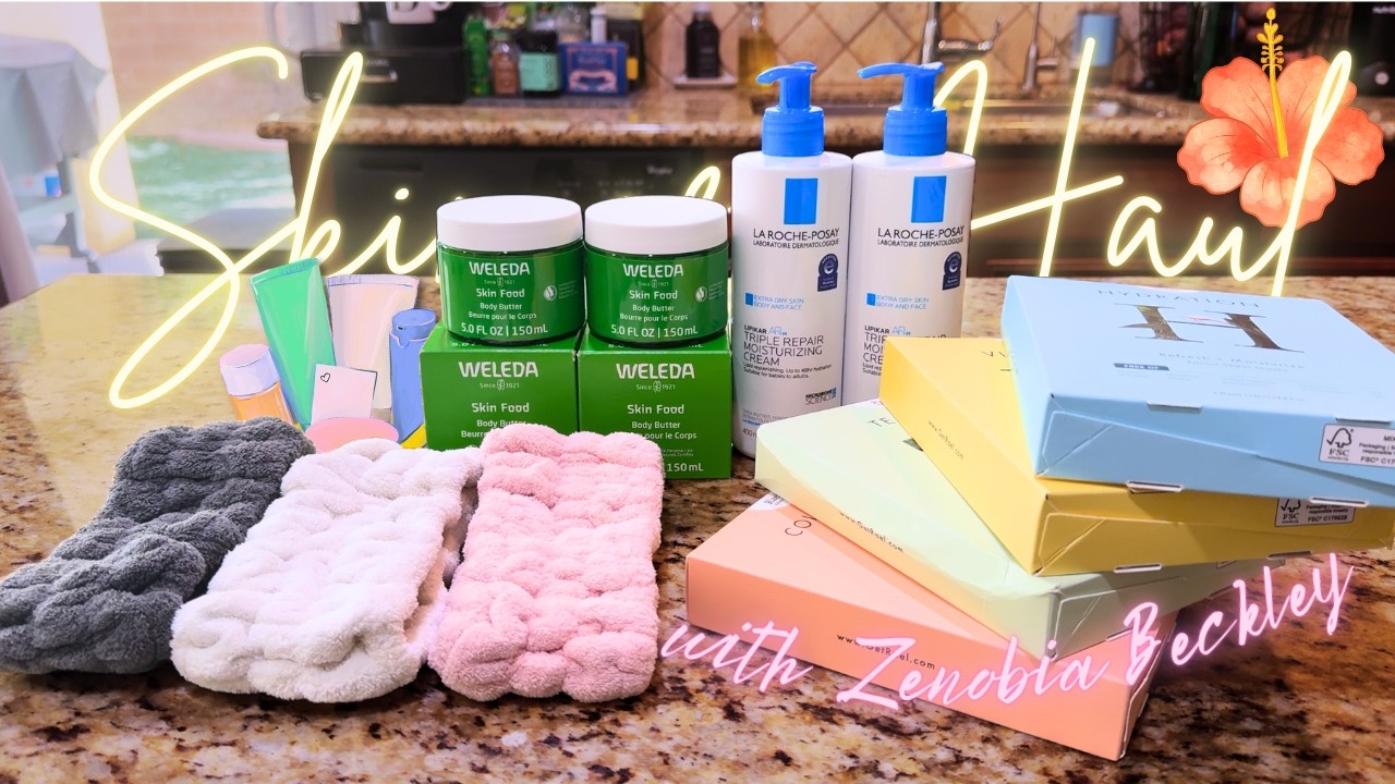 Skincare Haul with Zenobia Beckley || Weleda, Rael Beauty, & More!