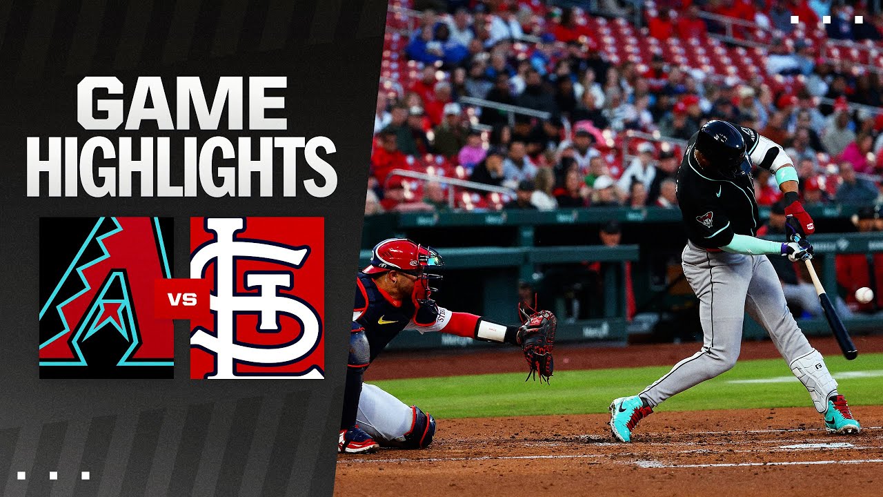 D-backs vs. Cardinals Game Highlights (4/23/24) | MLB Highlights