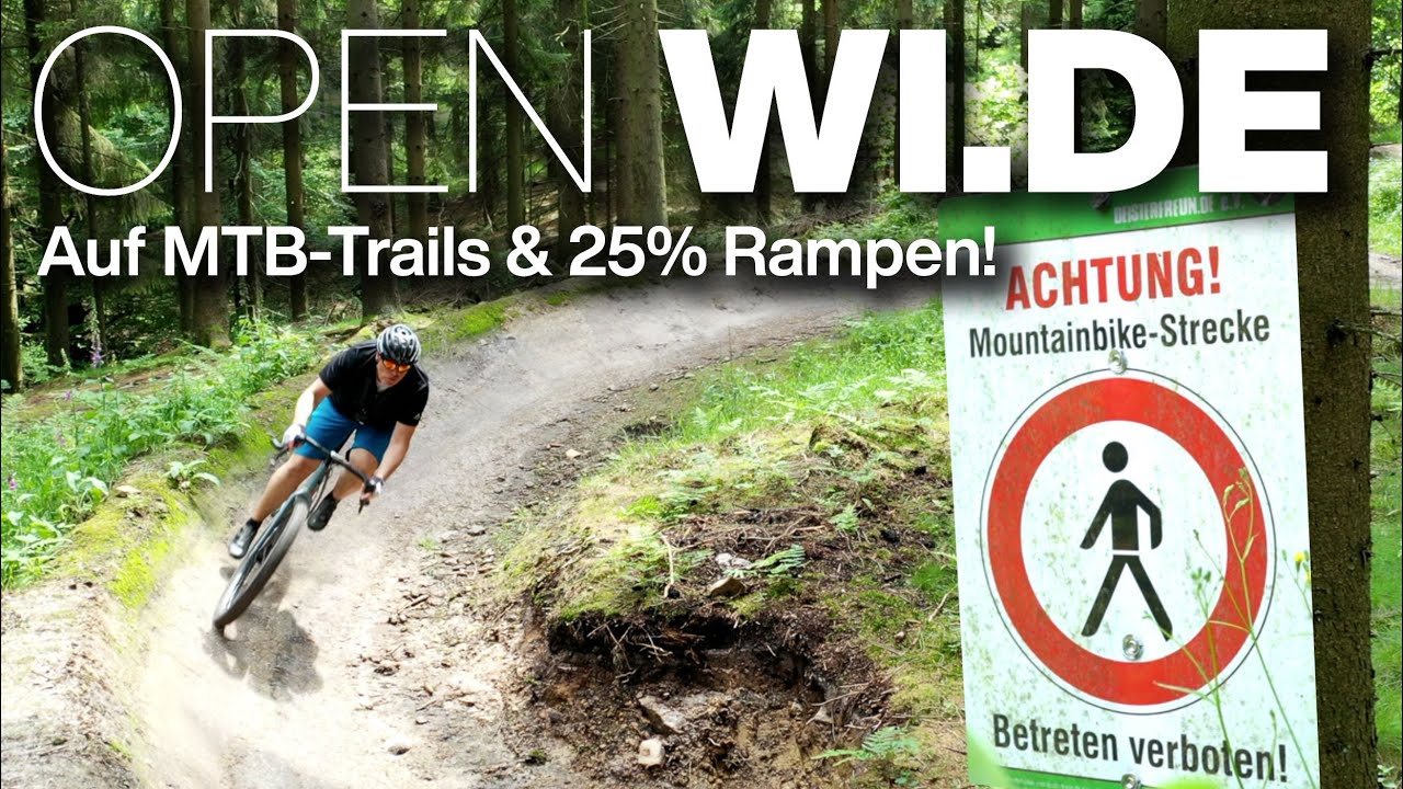 OPEN WI.DE - Unser Härtetest im Deister: MTB-Trails, Downhill, 25% Rampen & viel Spaß! (und P...
