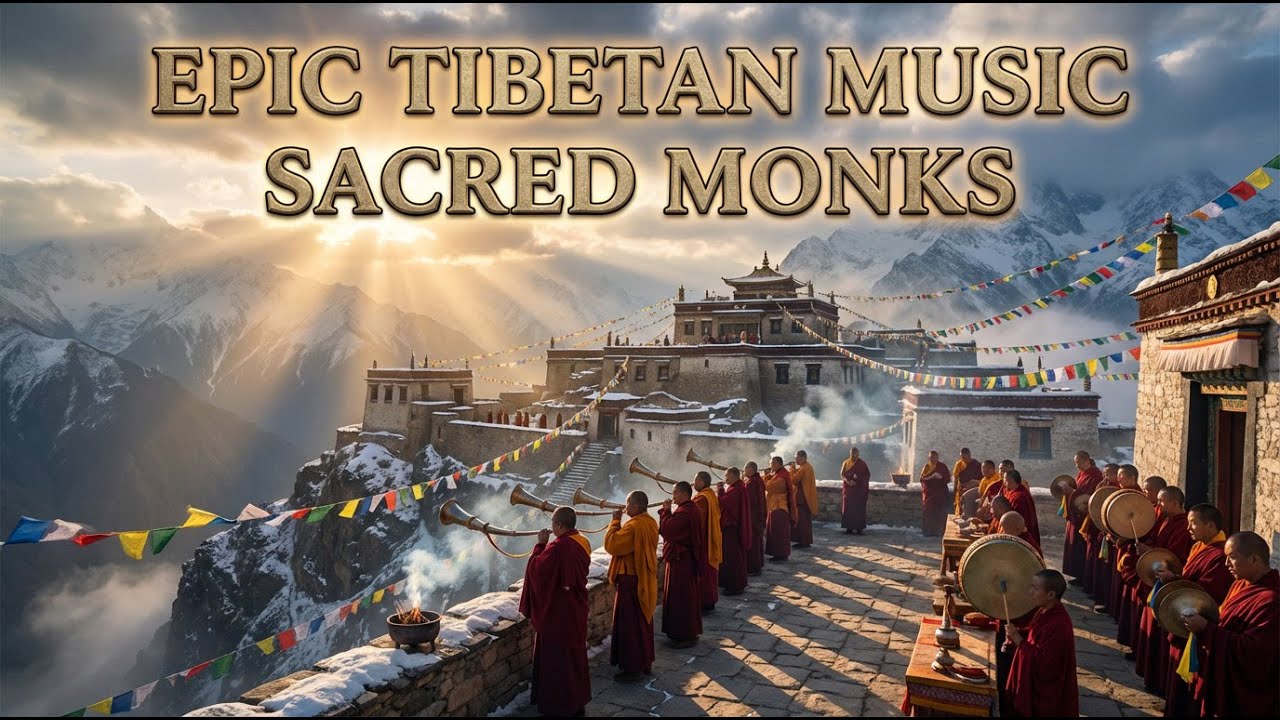 🕉️ EPIC TIBETAN MUSIC (INSTRUMENTAL) – The Monks Playlist | Harmonia Eternum