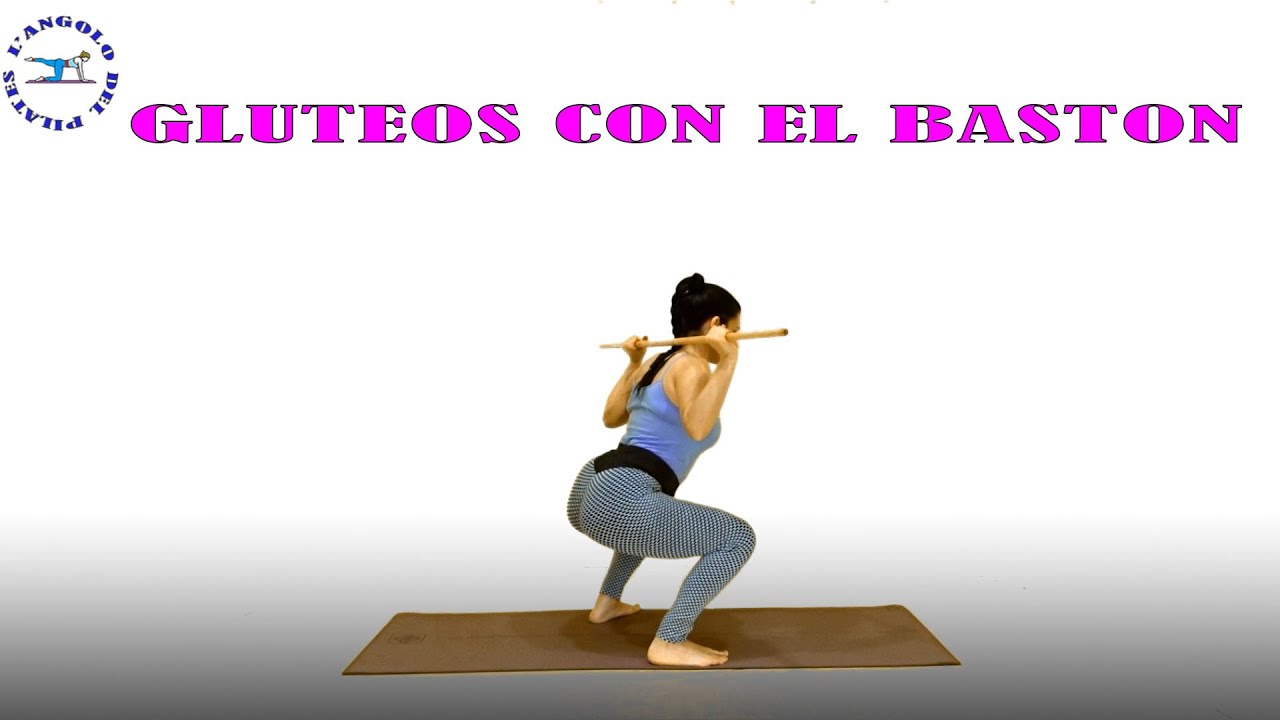 ejercicios para gluteos con palo de escoba