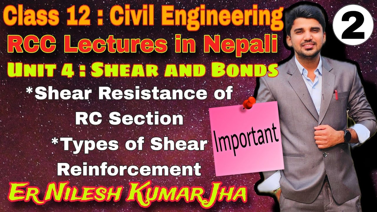 2 // RCC // Shear and Bond // Behavior of RC Section in Shear // Shear Resistance of Beam