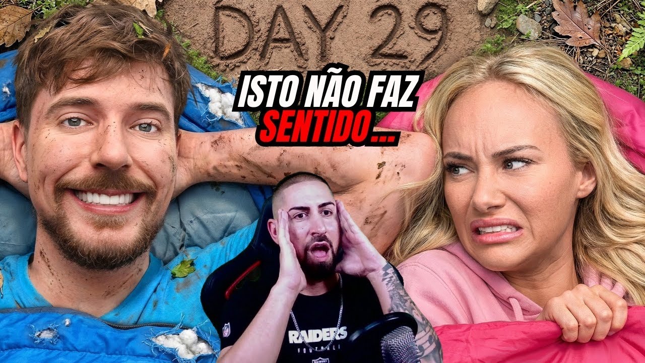 Possessivo reage a MR BEAST - Sobreviva 30 Dias na Selva com seu Ex, Ganhe $250,000