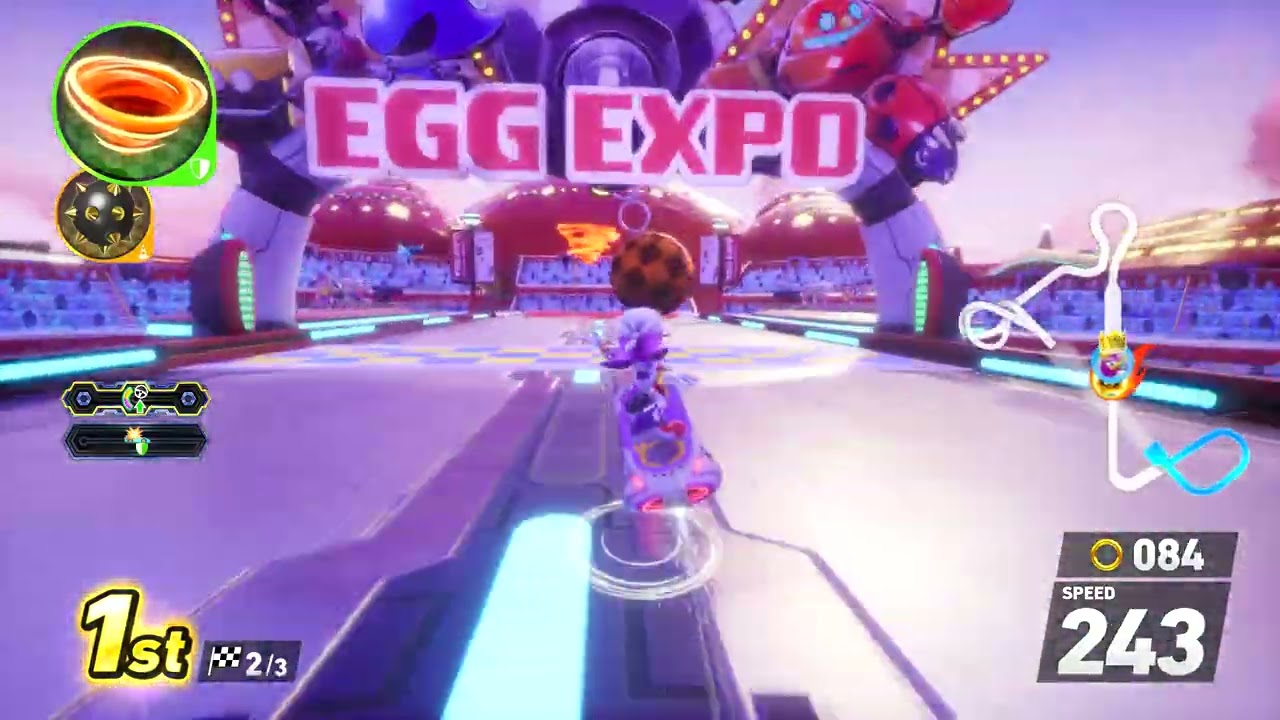 Sonic Racing CrossWorlds - Wave gameplay in Eggman Expo