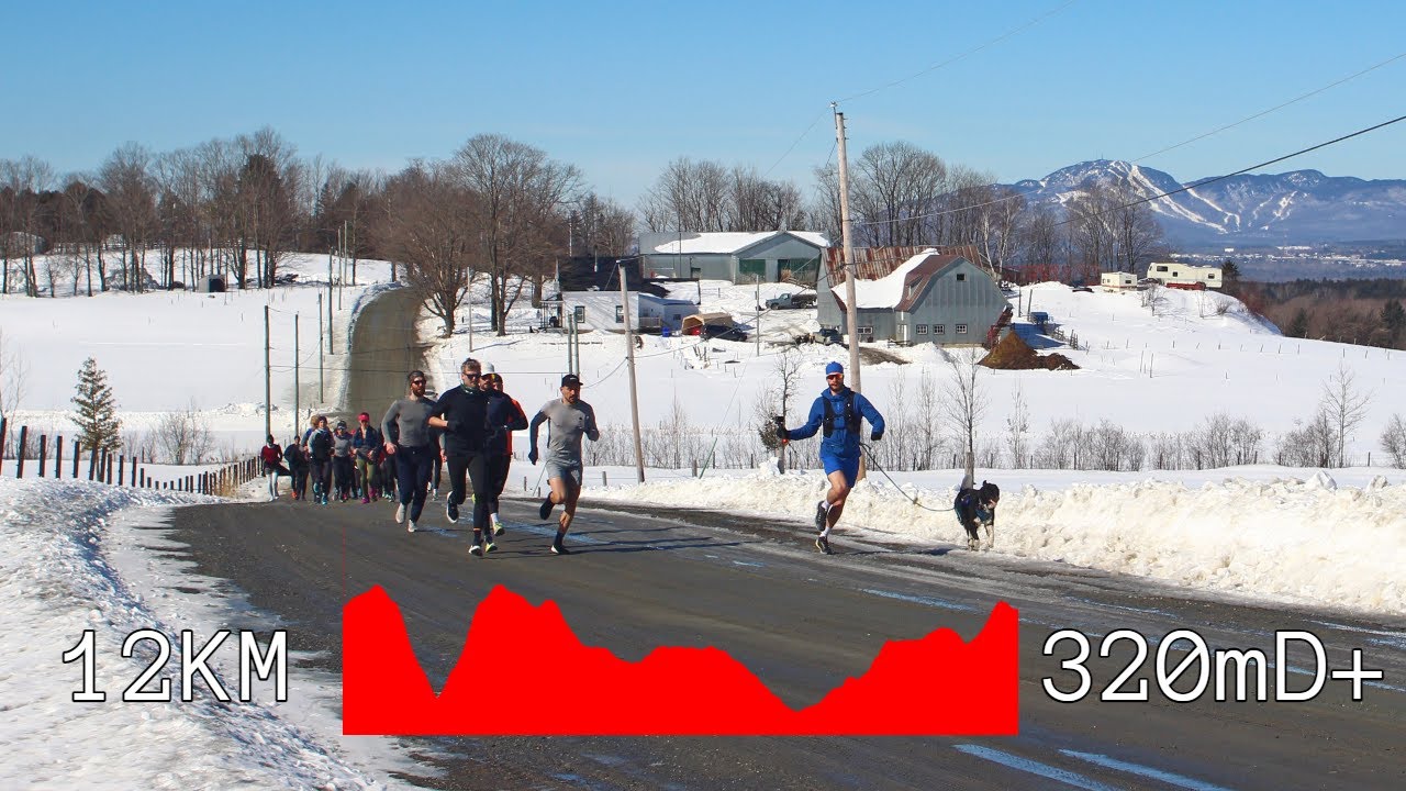 12km sur route avec 320m D+! Course FINALE Team Estrie 2022-2023
