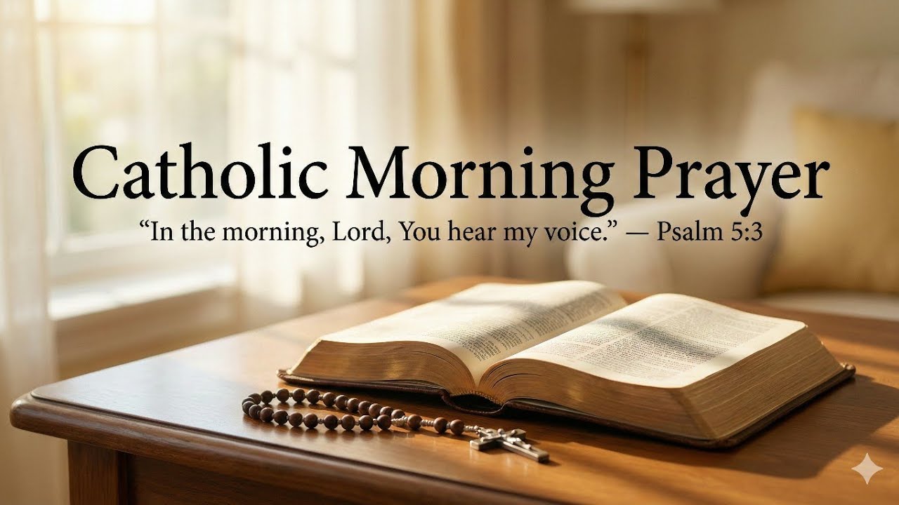 Catholic Morning Prayer | “Let Us Welcome the Day” (Psalm 95:1) | Calm Catholic Saxophone