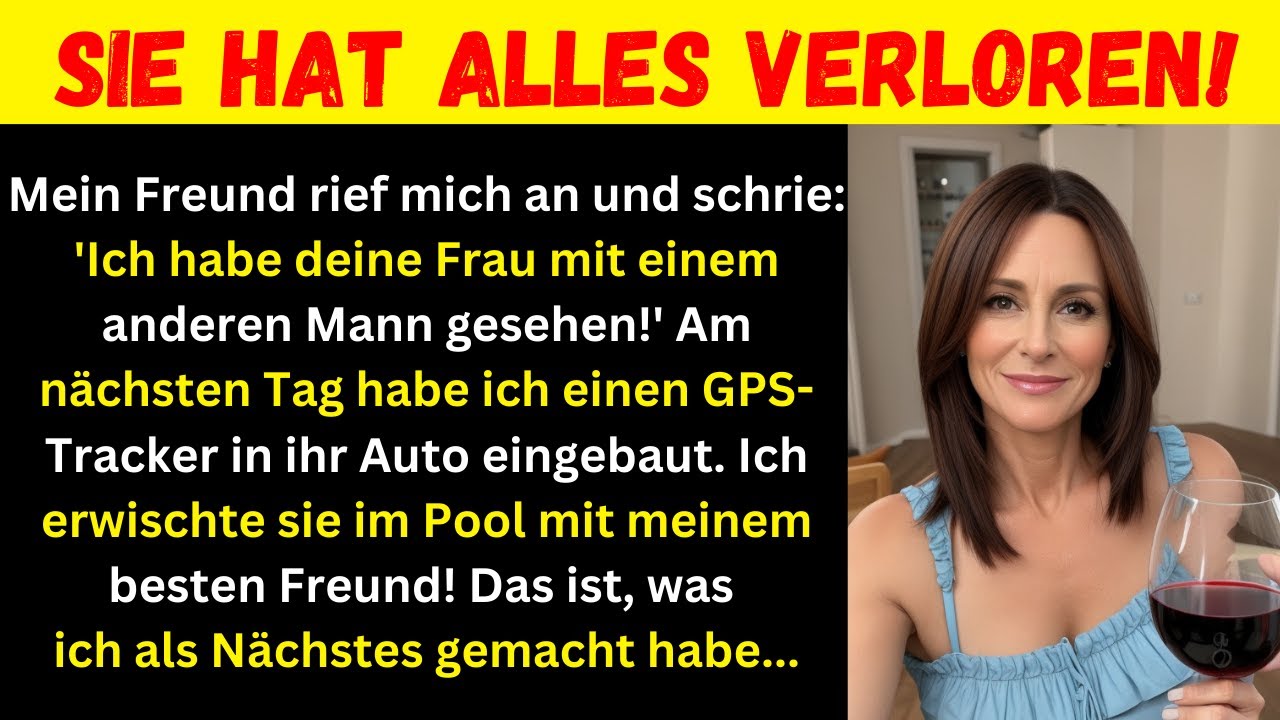 Ich habe meine untreue Frau mit meinem besten Freund erwischt! Sie waren in einem Pool...