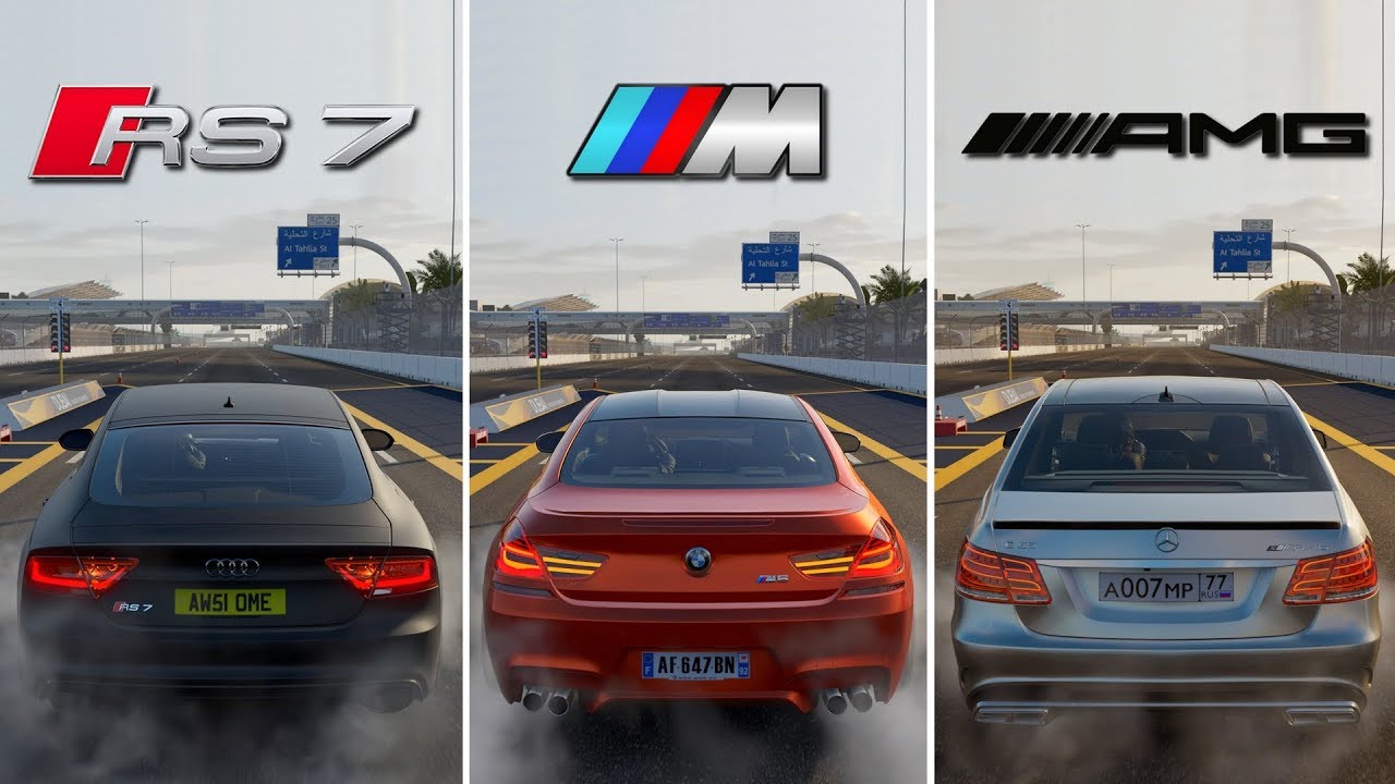 BATTLE ! | Audi RS7 vs BMW M6 vs Mercedes-Benz E63 S AMG | Forza Motorsport 7