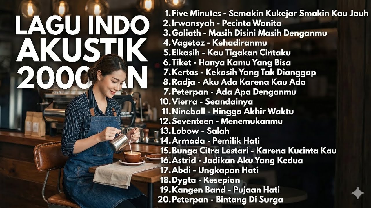 LAGU POP HITS 2000-AN INDONESIA AKUSTIK BUAT TEMAN KERJA & SANTAI | Playlist Full Album Pagi Hari