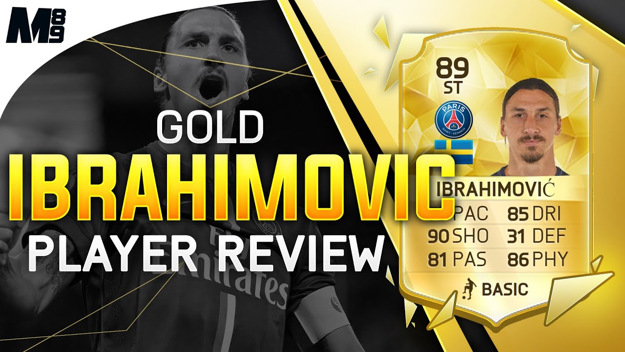 FIFA 16 IBRAHIMOVIC REVIEW (89) FIFA 16 Ultimate Team Player Review + In Game Stats