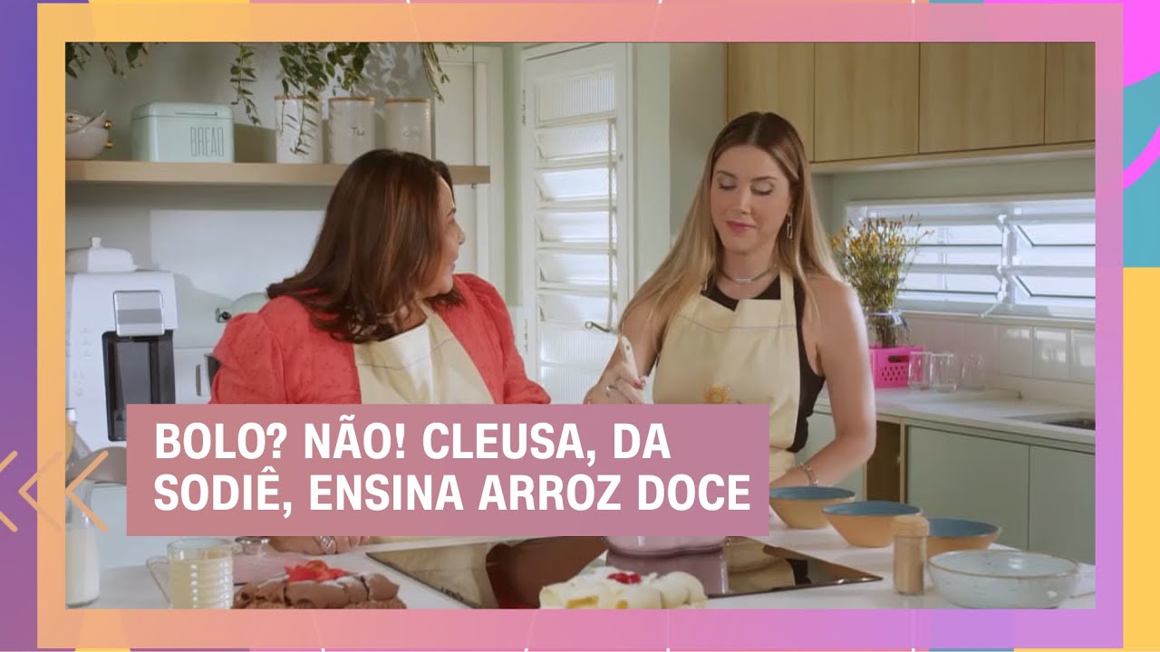 MiCozinha: fica, vai ter arroz doce! Cleusa Maria, da Sodi&ecirc;, ensina receita tradicional de fam&iacute;lia