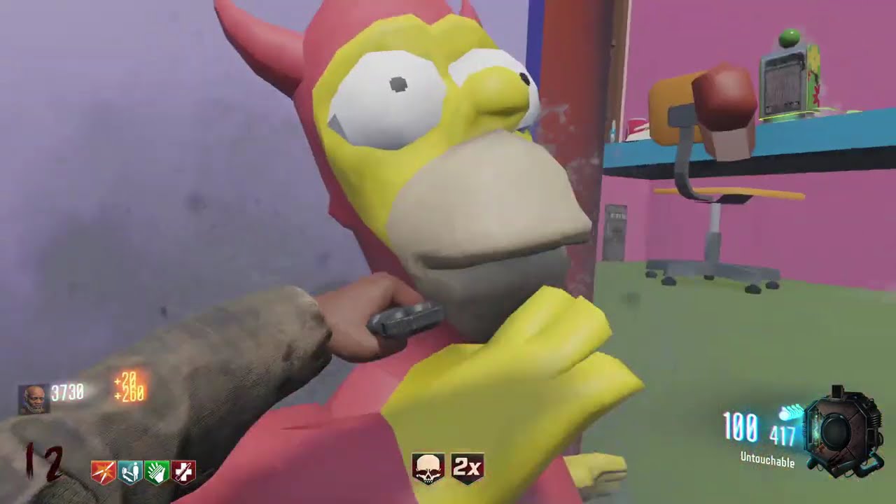 Black ops 3 Bart Simpson's room challenge