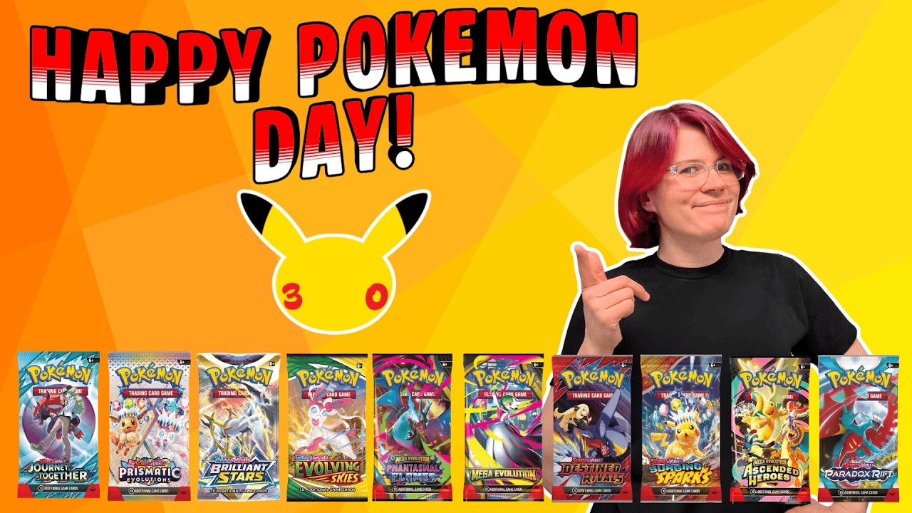 Pokemon Day 2026 | Opening 10 DIFFERENT Booster Packs for the 30th Anniversary!