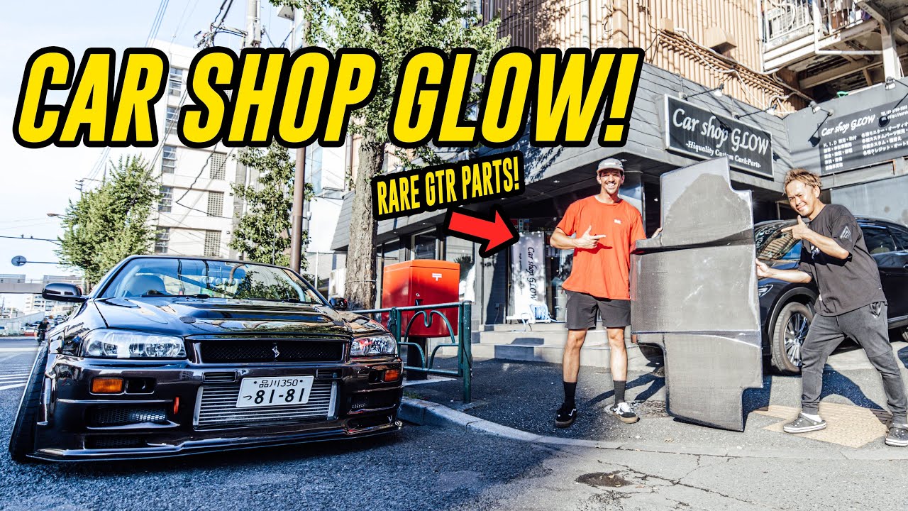 Buying Rare GTR Parts from JDM Tuning Shop in Tokyo!! | Car Shop Glow