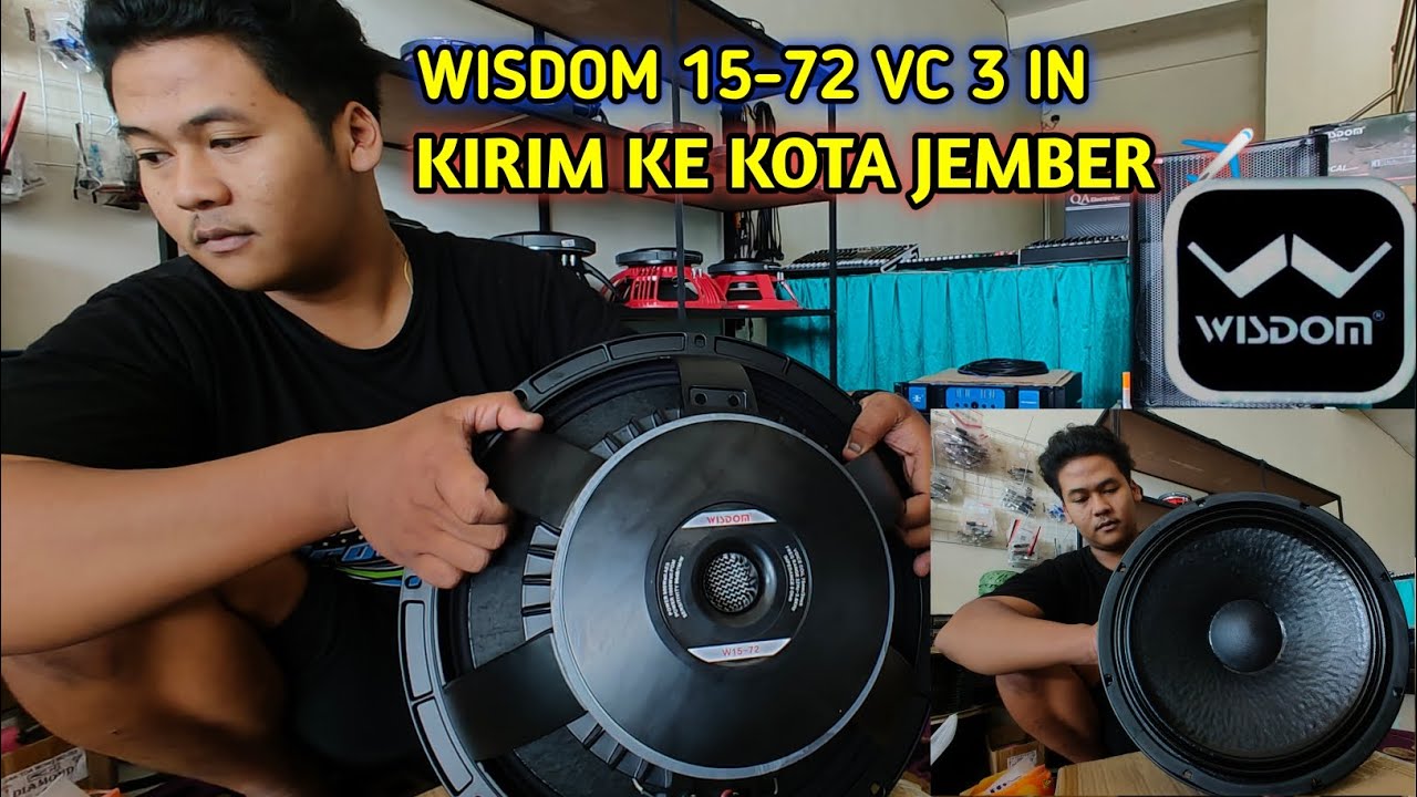 SPEAKER WISDOM 15-72 PALING TERLARIS SE INDONESIA , COCOK BUAT SUB MINIATUR