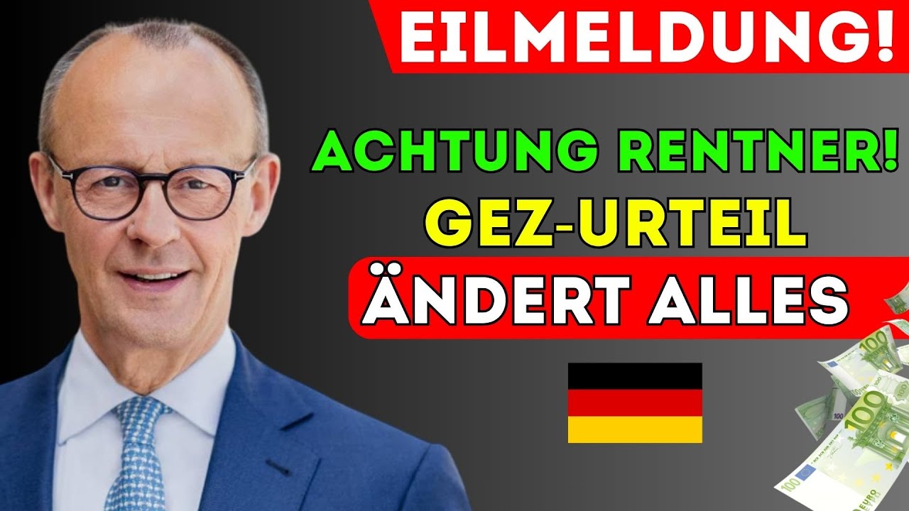 💥 Rentner aufgepasst! Neues GEZ-Urteil 2025 &ndash; Das &auml;ndert ALLES f&uuml;r Sie!